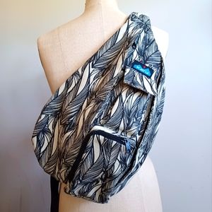 Kavu Feather Print Rope Sling Bag